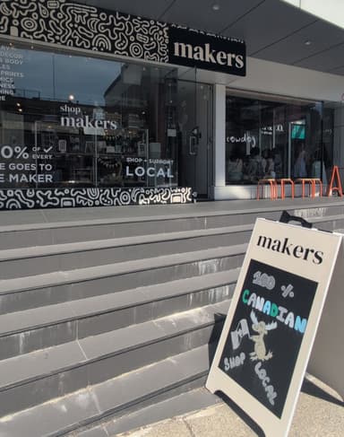 Makers in Kitsilano storefront